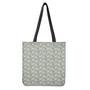 Laurel Green Bull Terrier Pattern Print Tote Bag