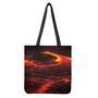 Lava Flow Print Tote Bag