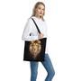 Leo Portrait Print Tote Bag