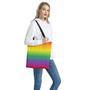 Lgbt Pride Rainbow Gradient Print Tote Bag