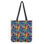 Lgbt Pride Rainbow Roses Pattern Print Tote Bag