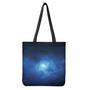 Light Blue Space Print Tote Bag