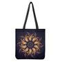 Light Fractal Print Tote Bag