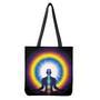 Light Of Seven Chakras Print Tote Bag