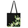 Lily Floral Print Tote Bag