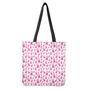 Little Breast Cancer Ribbon Print Tote Bag