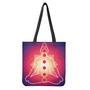 Mandala Chakras Aura Print Tote Bag