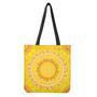 Mandala Sun Print Tote Bag