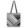 Maori Polynesian Tattoo Pattern Print Tote Bag