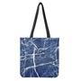 Marble Denim Jeans Pattern Print Tote Bag