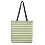 Mardi Gras Wave Pattern Print Tote Bag