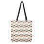 Merry Christmas Polka Dot Pattern Print Tote Bag