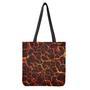 Molten Lava Print Tote Bag