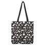 Motorcycle Equipment Pattern Print Tote Bag