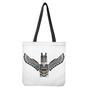 Native American Eagle Totem Print Tote Bag