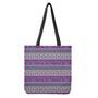 Native Tribal Ethnic Rose Pattern Print Tote Bag