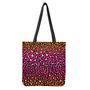 Orange And Purple Leopard Print Tote Bag