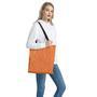 Orange (Not Real) Glitter Print Tote Bag