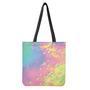 Pastel Acid Melt Print Tote Bag