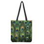 Peacock Tail Print Tote Bag