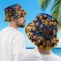 Personalized Bucket Hat Double-Side-Wear Funny Hawaiian Style Reversible Fisherman Hat