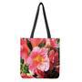 Pink Alstroemeria Print Tote Bag