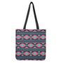 Pink And Blue Southwestern Pattern Print Tote Bag