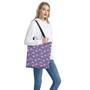 Pink And Purple Japanese Amaryllis Print Tote Bag