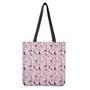 Pink Girly Mermaid Pattern Print Tote Bag