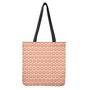 Pink Glazed Donut Pattern Print Tote Bag