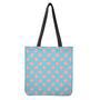 Pink Macaron Pattern Print Tote Bag