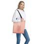 Pink Pig Tail Print Tote Bag