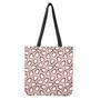 Pink Polka Dot Penguin Pattern Print Tote Bag