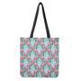 Pink Protea Pattern Print Tote Bag