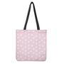 Pink Rabbit Pattern Print Tote Bag