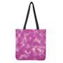 Pink Tie Dye Print Tote Bag