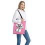 Poodle With Glasses Print Tote Bag