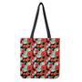 Poppy And Chamomile Pattern Print Tote Bag