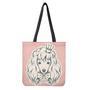 Princess Poodle Print Tote Bag