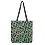 Psychedelic Hawaiian Flower Print Tote Bag