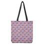 Psychedelic Pizza Pattern Print Tote Bag