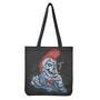 Punk Mohawk Devil Print Tote Bag