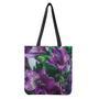 Purple Alstroemeria Print Tote Bag