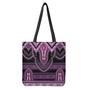 Purple And Black African Dashiki Print Tote Bag