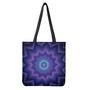 Purple And Blue Kaleidoscope Print Tote Bag