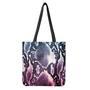 Purple And Blue Snakeskin Print Tote Bag