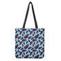 Purple Eggplant Pattern Print Tote Bag