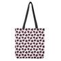 Purple Halloween Pumpkin Pattern Print Tote Bag