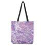 Purple Holographic Print Tote Bag