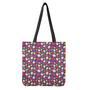 Purple Pitaya Pattern Print Tote Bag